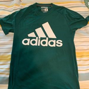Adidas green tee